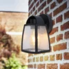 Lutec Kelsey Outdoor Wall Lantern - Black -Chic Lighting Store 12840644 4454952691412503