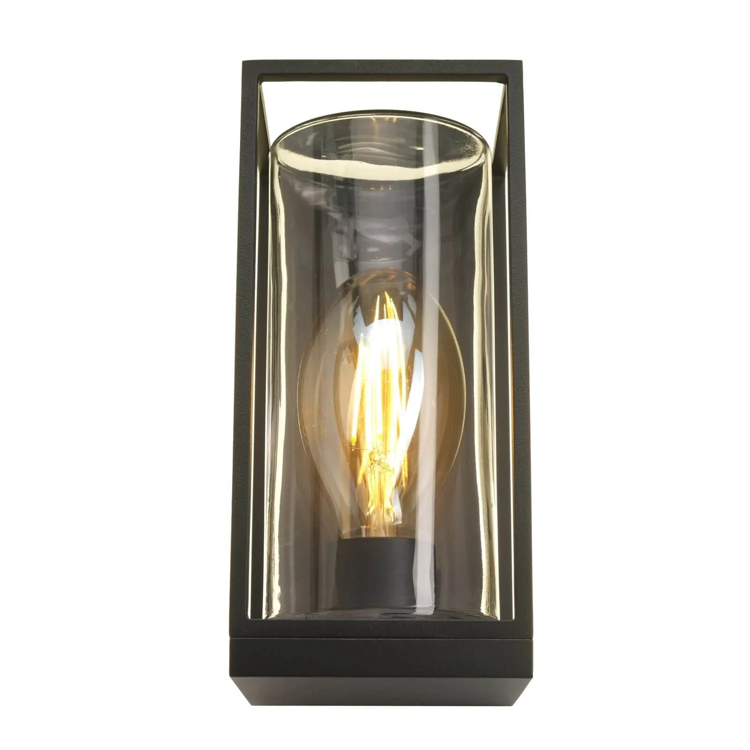 Lutec Flair Flush Outdoor Wall Light - Black 6 Lutec Flair Flush Outdoor Wall Light - Black - Image 5