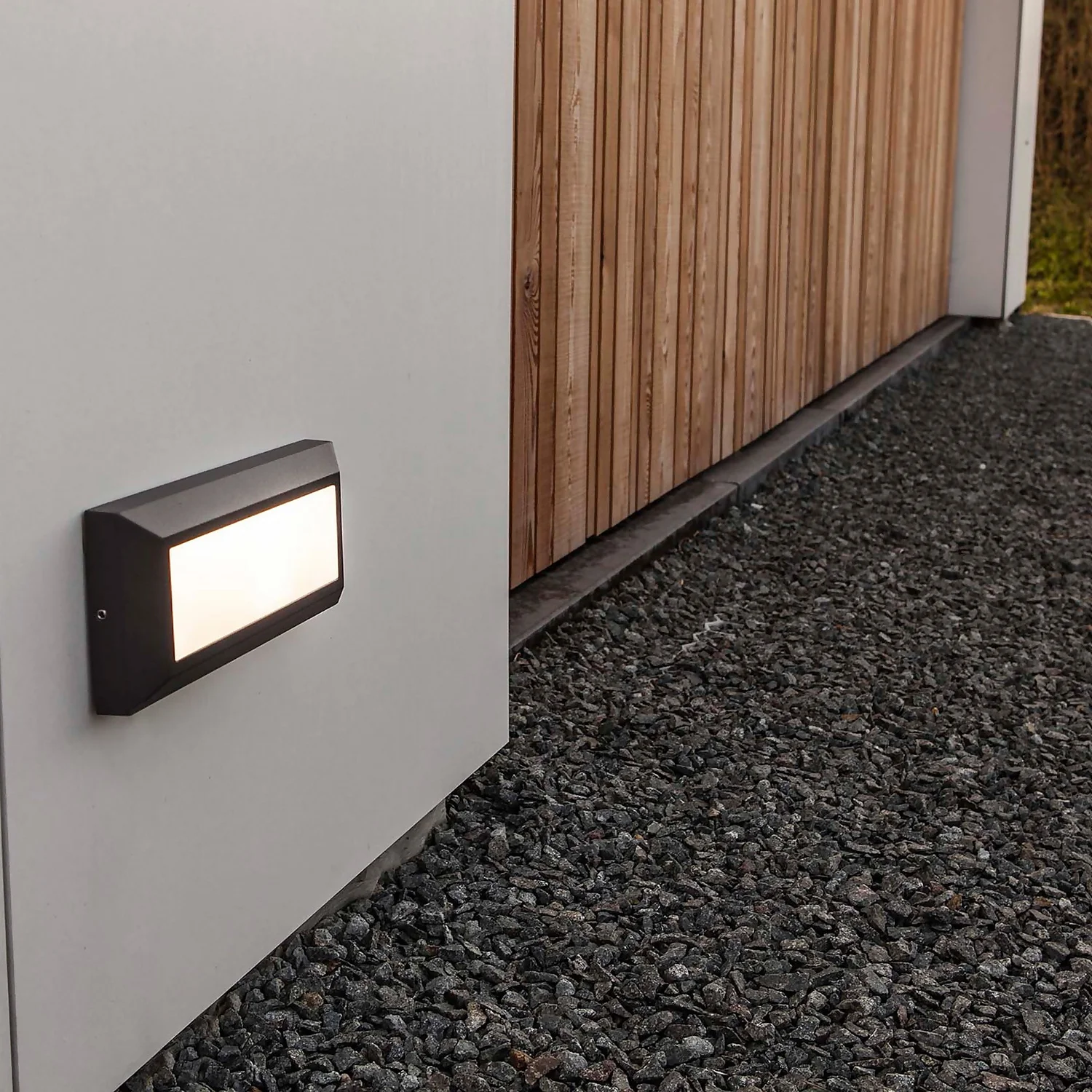 Lutec Helena LED Surface Mounted Outdoor Brick Light - Anthracite 5 Lutec Helena LED Surface Mounted Outdoor Brick Light - Anthracite - Image 3