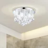 EGLO Olmonte Crystal And Chrome Bathroom Ceiling Light 2 EGLO Olmonte Crystal And Chrome Bathroom Ceiling Light -Chic Lighting Store 12881602 8644941823835028