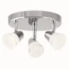 Rhea 3 Lamp Spotlight Plate - Polished Chrome 1 Rhea 3 Lamp Spotlight Plate - Polished Chrome -Chic Lighting Store 12882213 1734843517625738