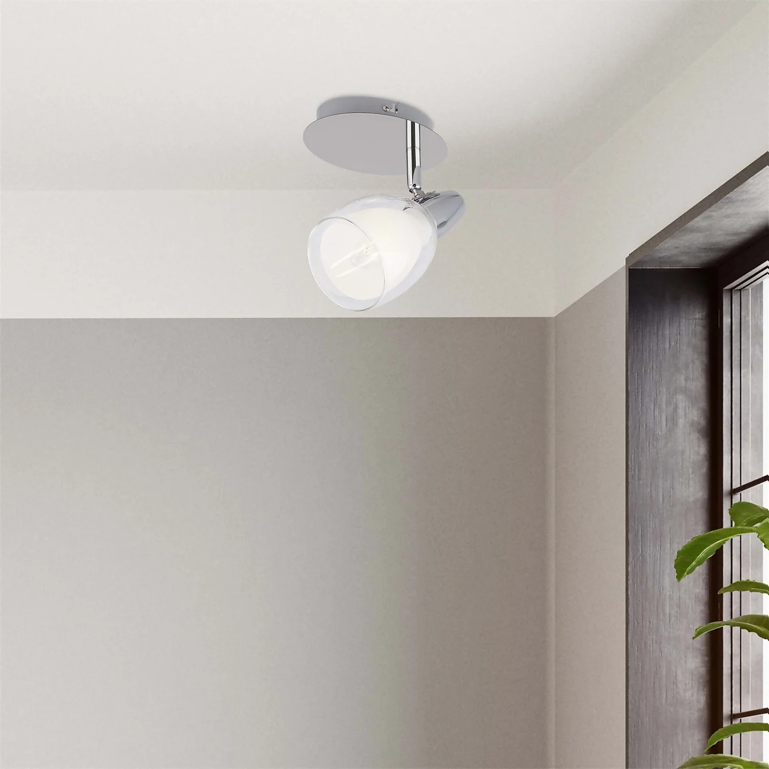 Eliza Single Lamp Spotlight - Chrome 4 Eliza Single Lamp Spotlight - Chrome - Image 2