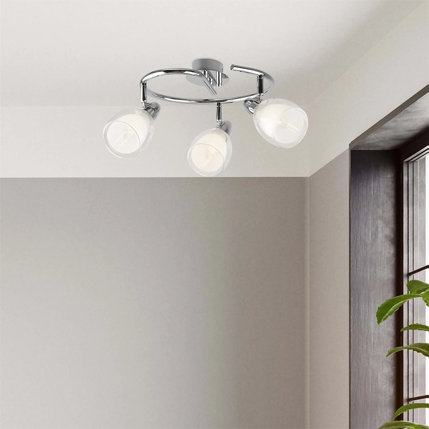 Eliza 3 Lamp Spotlight Plate - Chrome 5 Eliza 3 Lamp Spotlight Plate - Chrome - Image 3