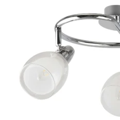 Eliza 3 Lamp Spotlight Plate - Chrome 10 Eliza 3 Lamp Spotlight Plate - Chrome -Chic Lighting Store 12882217 4334843518160908