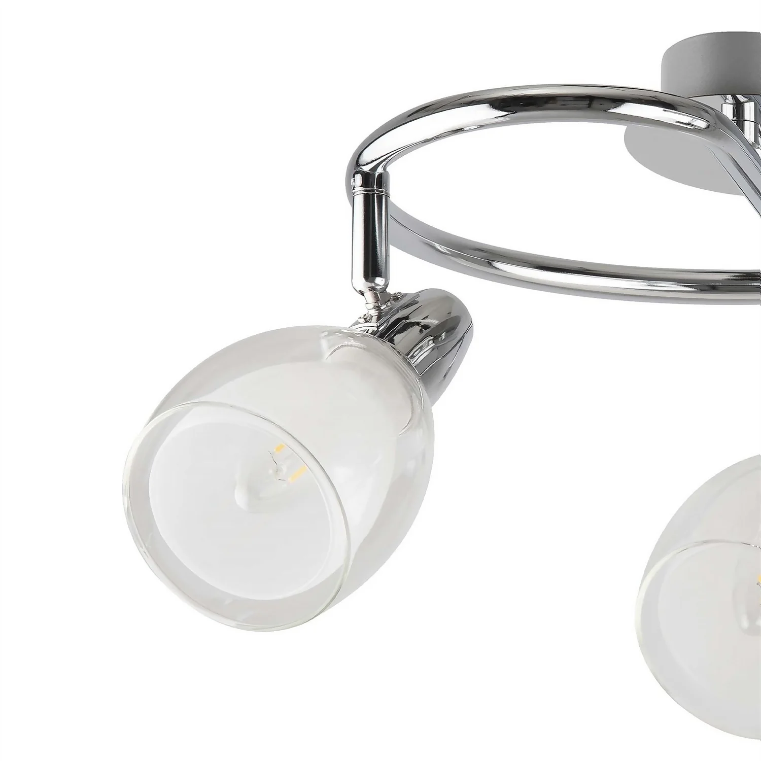 Eliza 3 Lamp Spotlight Plate - Chrome 6 Eliza 3 Lamp Spotlight Plate - Chrome - Image 4