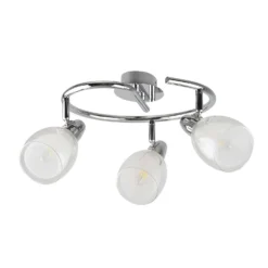 Eliza 3 Lamp Spotlight Plate - Chrome