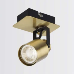 Lucy Single Lamp Spotlight - Gold & Black -Chic Lighting Store 12882218 1114843518434490