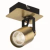 Lucy Single Lamp Spotlight - Gold & Black -Chic Lighting Store 12882218 2044843518403701