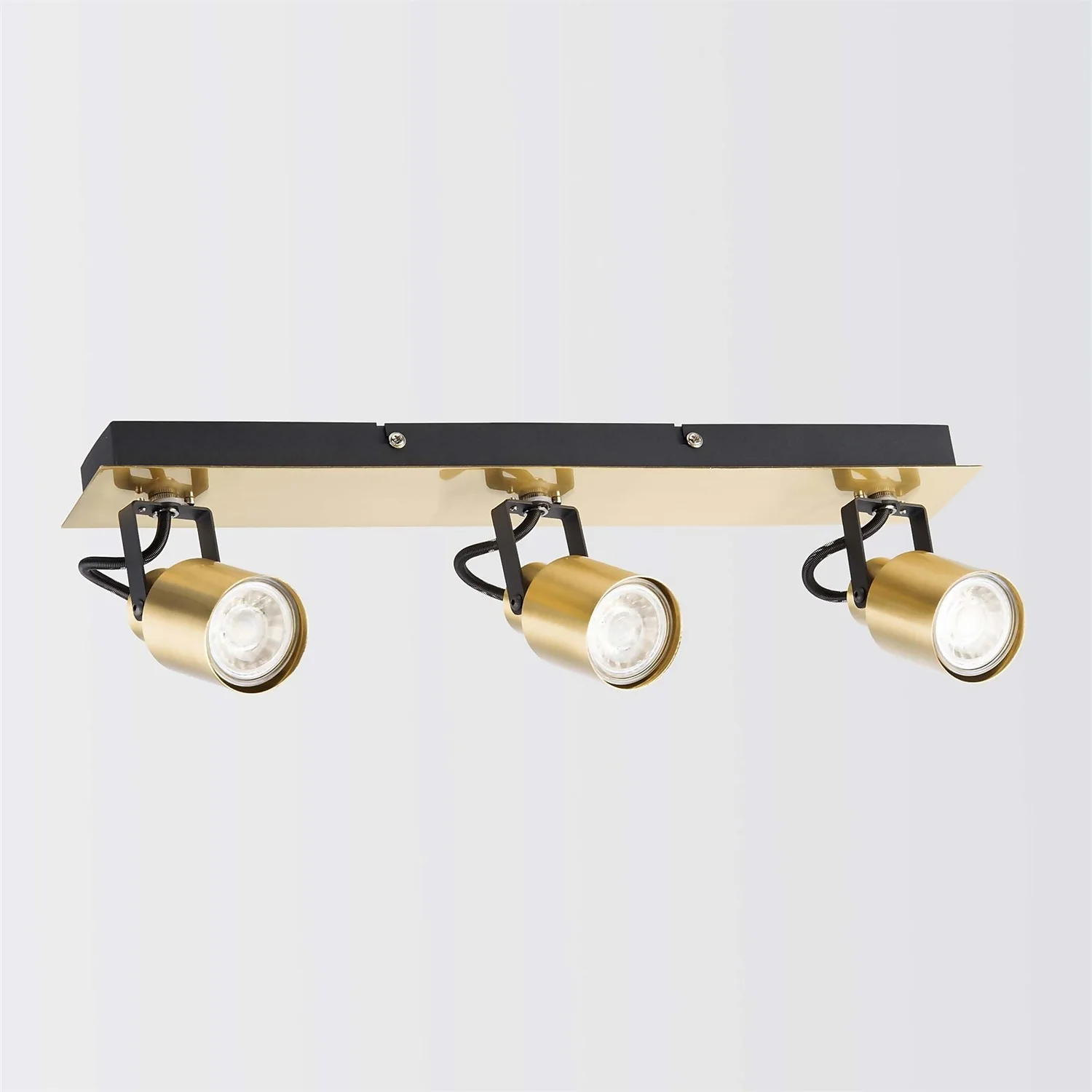 Lucy 3 Lamp Spotlight Plate - Gold & Black 4 Lucy 3 Lamp Spotlight Plate - Gold & Black - Image 2