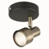 Noah Single Lamp Spotlight - Black & Antique Brass -Chic Lighting Store 12882223 3284843519002603