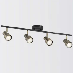 Noah 4 Lamp Spotlight Plate - Black & Antique Brass 10 Noah 4 Lamp Spotlight Plate - Black & Antique Brass -Chic Lighting Store 12882224 1814843519172721