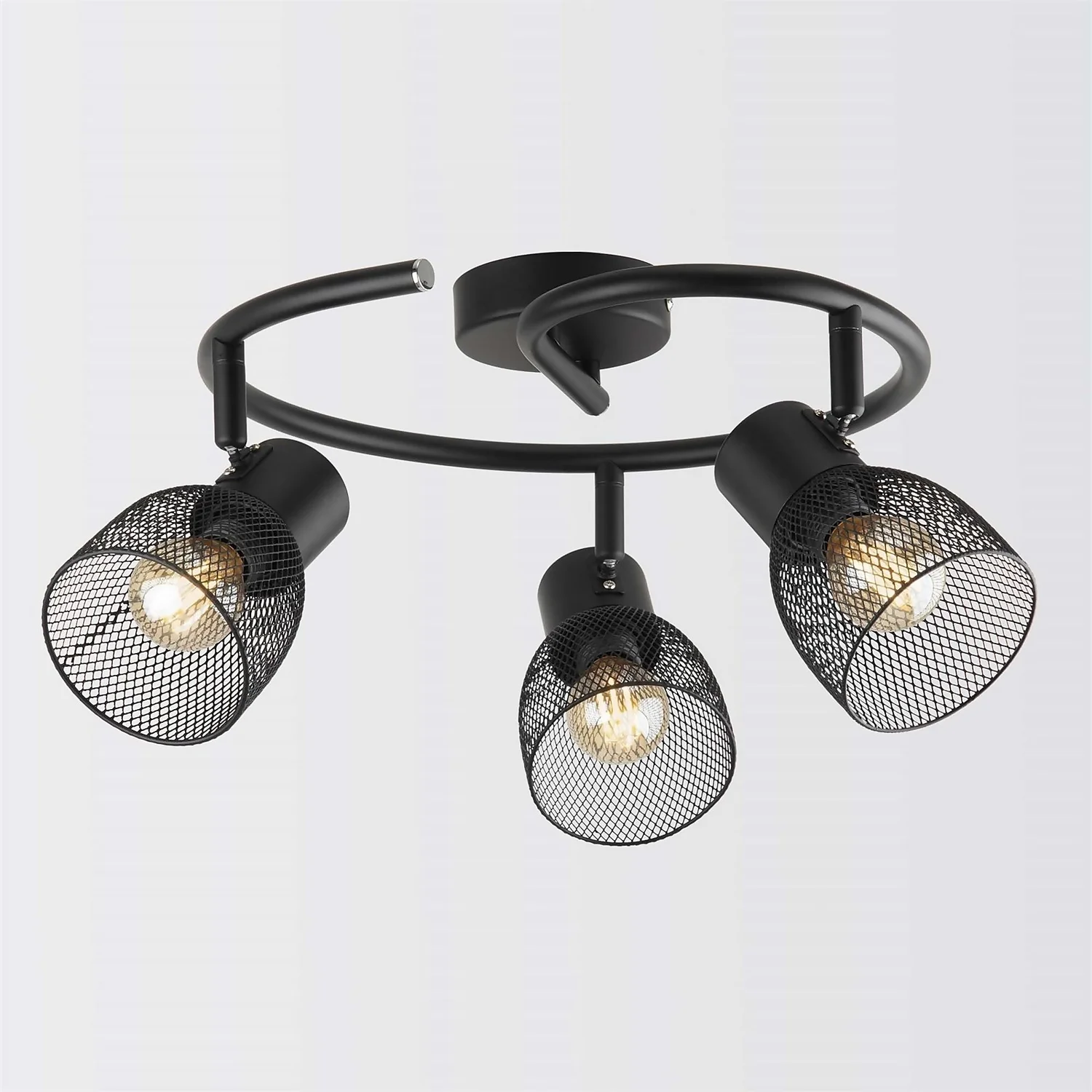 Emily 3 Lamp Spotlight Ring - Black 5 Emily 3 Lamp Spotlight Ring - Black - Image 3