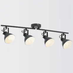 Alfie 4 Lamp Spotlight Bar - Grey 9 Alfie 4 Lamp Spotlight Bar - Grey -Chic Lighting Store 12882233 5024843520018118