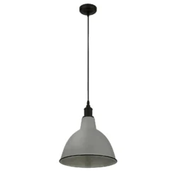 Country Living Farmhouse Dome Pendant Light - Grey - 25cm 11 Country Living Farmhouse Dome Pendant Light - Grey - 25cm -Chic Lighting Store 12882885 1104860936582855