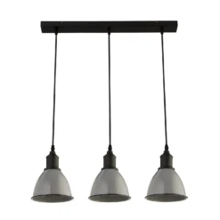 Country Living Farmhouse 3 Light Dome Pendant Fitting - Grey 7 Country Living Farmhouse 3 Light Dome Pendant Fitting - Grey -Chic Lighting Store 12882886 1284860935688051