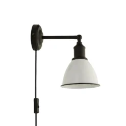 Country Living Farmhouse Plug In Wall Light - White -Chic Lighting Store 12882888 1064860936857022