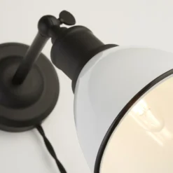 Country Living Farmhouse Plug In Wall Light - White -Chic Lighting Store 12882888 9254860936882618