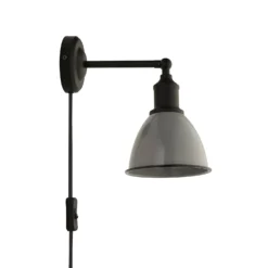 Country Living Farmhouse Plug In Wall Light - Grey -Chic Lighting Store 12882889 1894860936589647