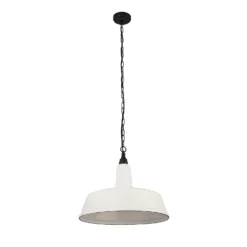 Country Living Farmhouse Pendant Light - White - 46cm 9 Country Living Farmhouse Pendant Light - White - 46cm -Chic Lighting Store 12882890 1944860936586386