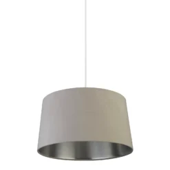 House Beautiful Samet Velvet Drum Shade - Grey - 45cm 10 House Beautiful Samet Velvet Drum Shade - Grey - 45cm -Chic Lighting Store 12882892 1664861119865239