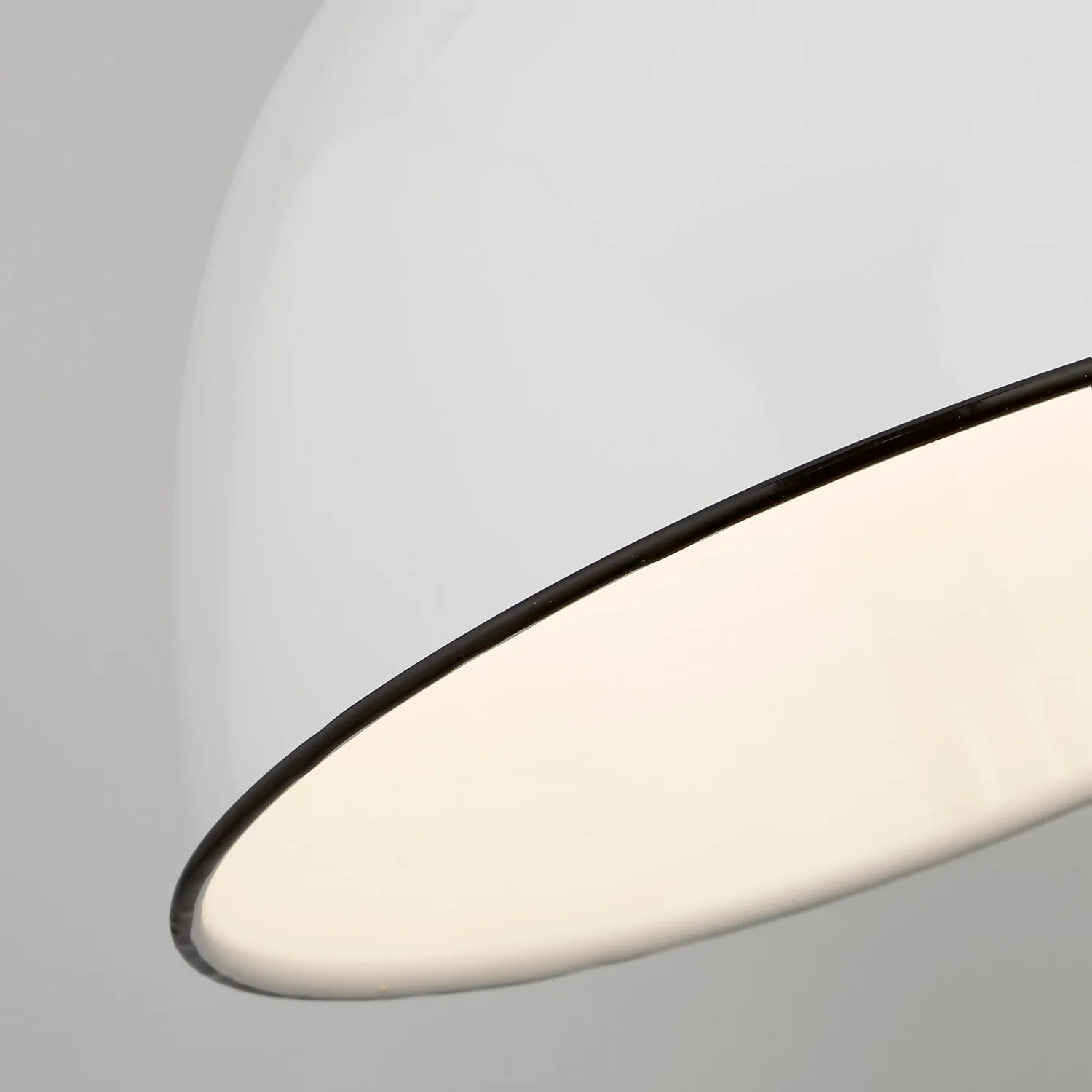 Country Living Farmhouse Dome Pendant Light - White - 31cm 7 Country Living Farmhouse Dome Pendant Light - White - 31cm - Image 5