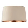House Beautiful Samet Velvet Drum Shade - Champagne - 45cm -Chic Lighting Store 12882898 1404861161933780