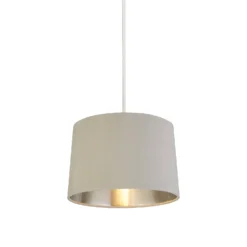 House Beautiful Samet Velvet Drum Shade - Grey - 30cm 9 House Beautiful Samet Velvet Drum Shade - Grey - 30cm -Chic Lighting Store 12882900 1294861161987066