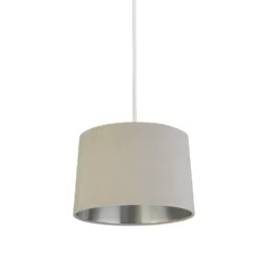 House Beautiful Samet Velvet Drum Shade - Grey - 30cm 10 House Beautiful Samet Velvet Drum Shade - Grey - 30cm -Chic Lighting Store 12882900 1904861162015239