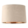 House Beautiful Samet Velvet Drum Shade - Champagne - 30cm -Chic Lighting Store 12882901 7864861161817566
