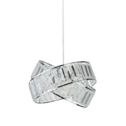 Dita 2 Band Chrome Non-Elec Light Shade -Chic Lighting Store 12886903 1554911167632851