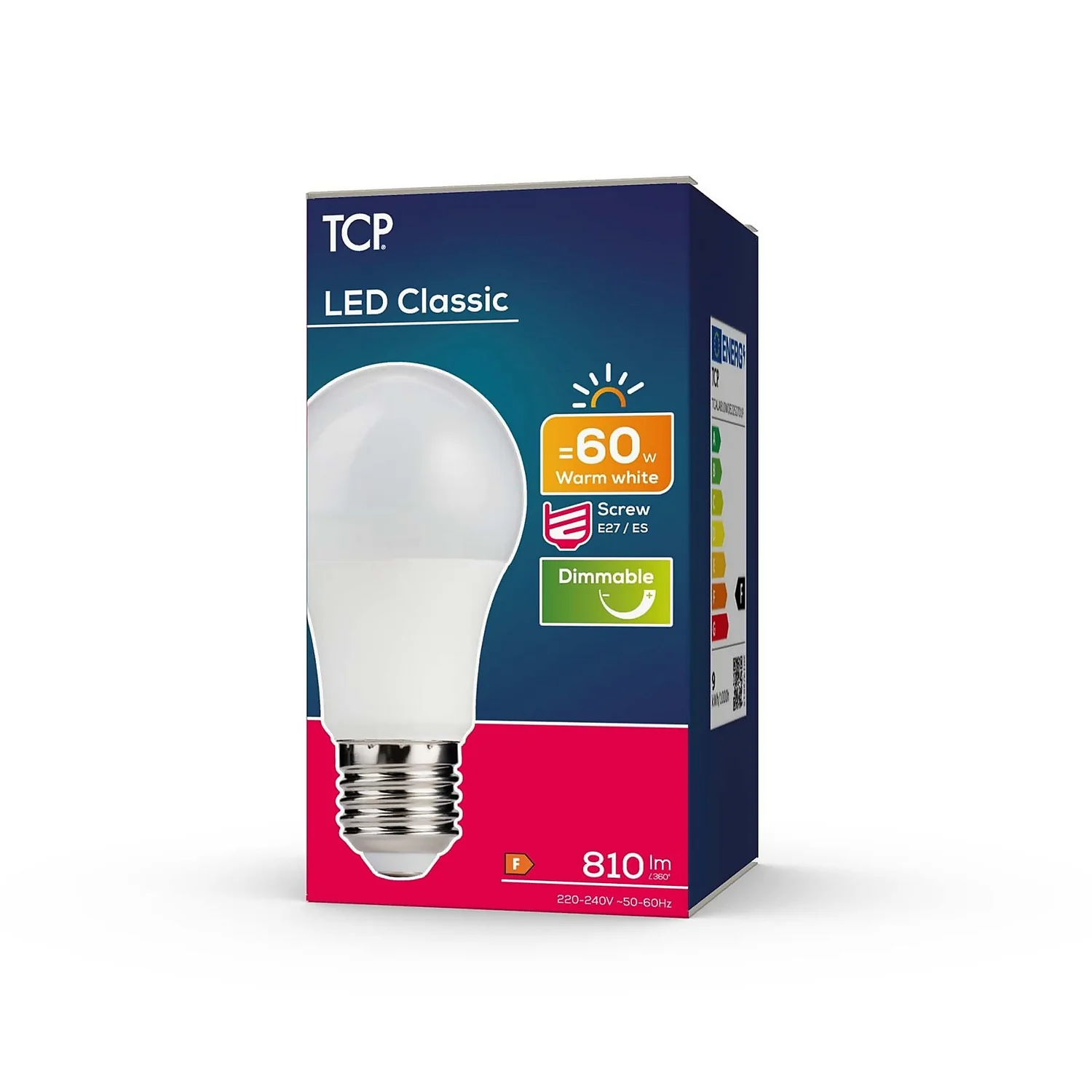 TCP Led Classic 60w Es Dimmable Warm White Bulb 1pk 4 TCP Led Classic 60w Es Dimmable Warm White Bulb 1pk - Image 2