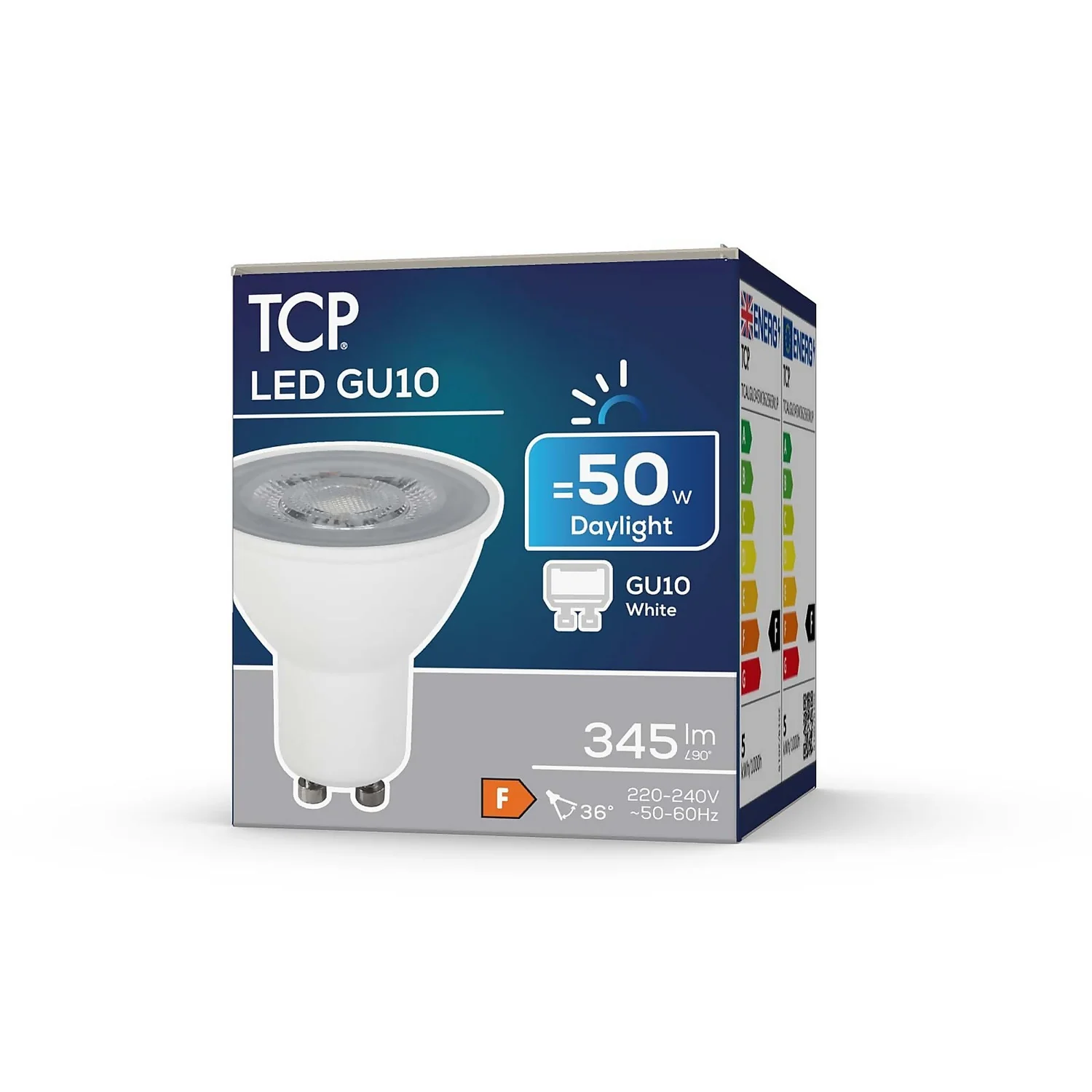 TCP Led Plastic Gu10 50w Daylight Bulb 4 TCP Led Plastic Gu10 50w Daylight Bulb - Image 2