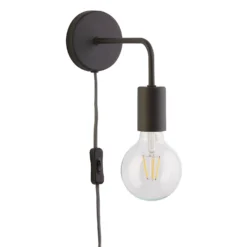 Jay Plug In Wall Light - Charcoal 13 Jay Plug In Wall Light - Charcoal -Chic Lighting Store 12908183 1714899250360353