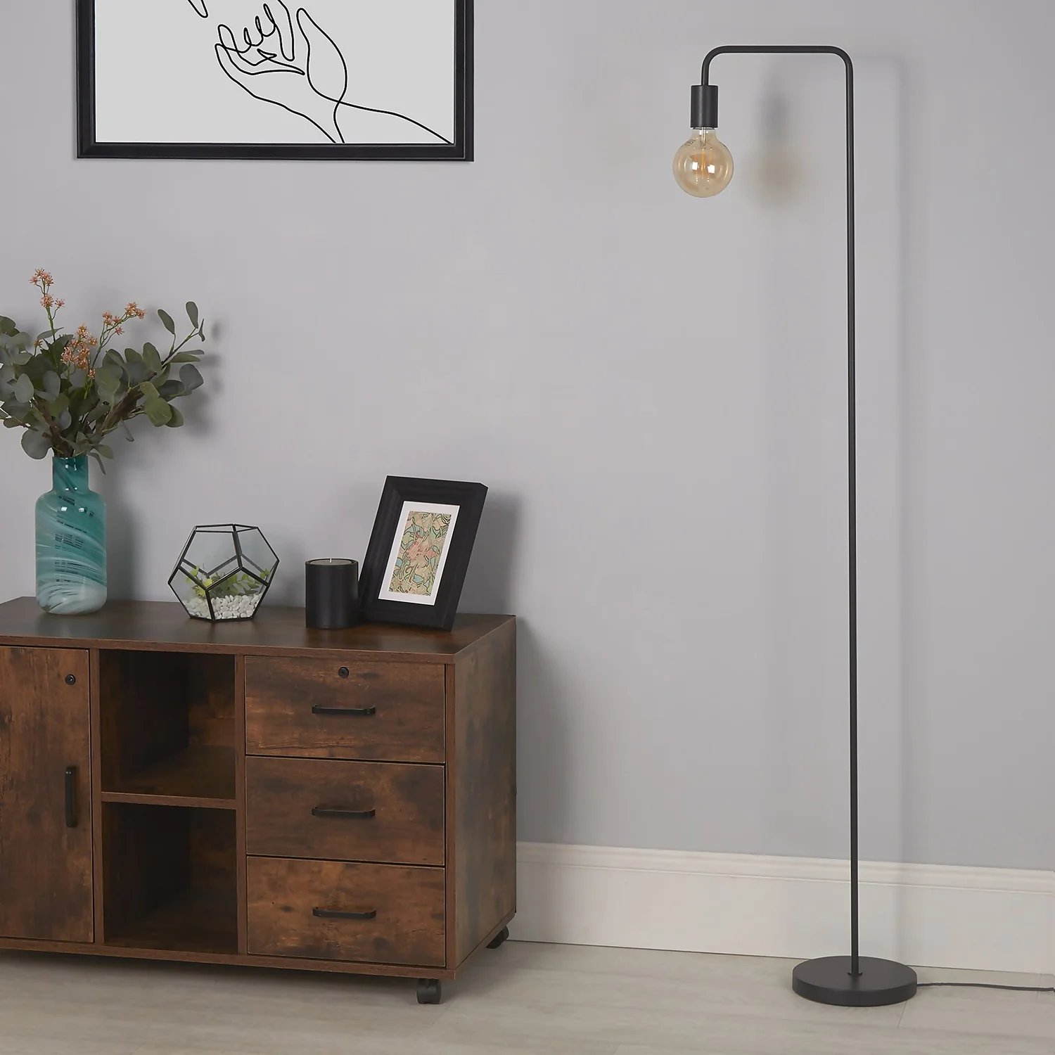 Jay Floor Lamp - Charcoal 5 Jay Floor Lamp - Charcoal - Image 3