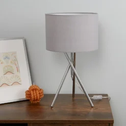 Bella Tripod Table Lamp - Grey 12 Bella Tripod Table Lamp - Grey -Chic Lighting Store 12908191 1005042039994156