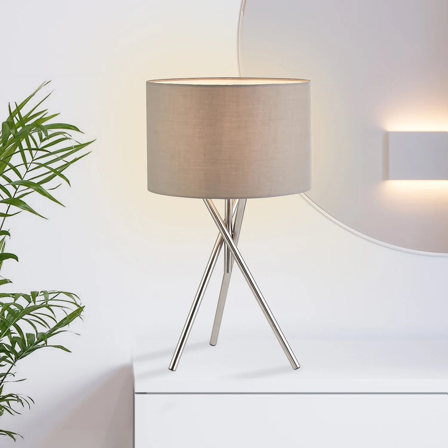 Bella Tripod Table Lamp - Grey 9 Bella Tripod Table Lamp - Grey - Image 7