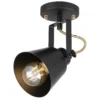 Abigail Single Lamp Spotlight - Black -Chic Lighting Store 12909850 9494845849155364