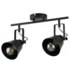 Abigail 2 Lamp Spotlight Bar - Black 2 Abigail 2 Lamp Spotlight Bar - Black -Chic Lighting Store 12909851 4904845849265590