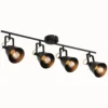 Abigail 4 Lamp Spotlight Bar - Black 1 Abigail 4 Lamp Spotlight Bar - Black -Chic Lighting Store 12909853 1224845849404613