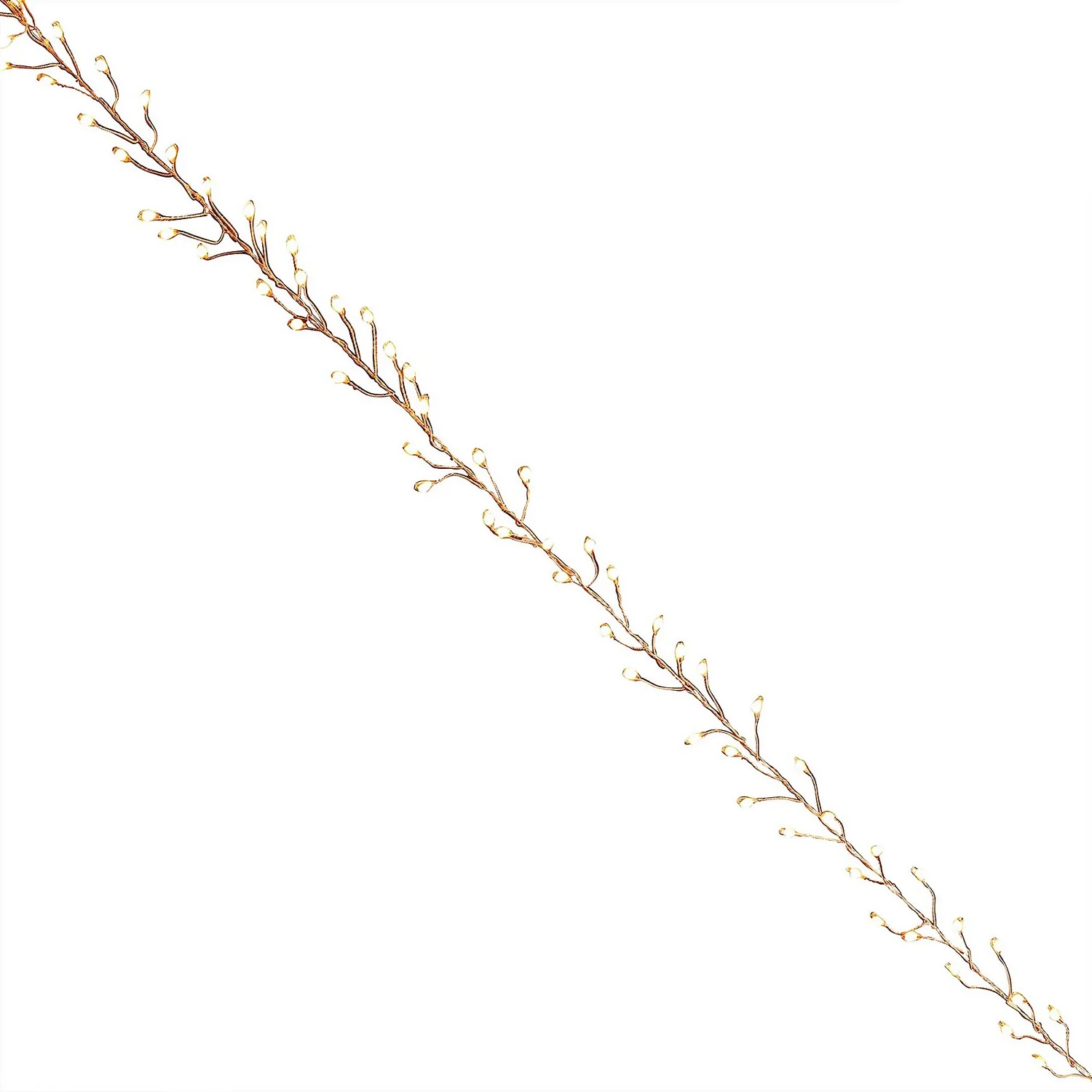 240 Large LED Rose Gold Copper Wire Garland Christmas Lights - Warm White 3 240 Large LED Rose Gold Copper Wire Garland Christmas Lights - Warm White