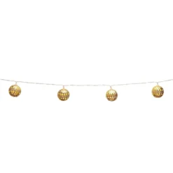 10 Gold Lantern String Christmas Tree Lights - Battery Operated -Chic Lighting Store 12939835 1824884307596879