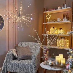 Gold Crystal Branch Christmas Lights - Set Of 3 (Battery Operated) 5 Gold Crystal Branch Christmas Lights - Set Of 3 (Battery Operated) -Chic Lighting Store 12939850 1074884308693430