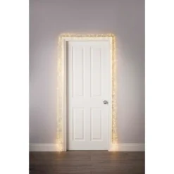 800 LED Silver Copper Wire Cluster Door Garland Christmas Lights 9 800 LED Silver Copper Wire Cluster Door Garland Christmas Lights -Chic Lighting Store 12939852 8474884309186618