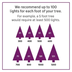 2000 LED Timer Compact String Christmas Tree Lights - Warm White 5 2000 LED Timer Compact String Christmas Tree Lights - Warm White -Chic Lighting Store 12967359 4265003462427840