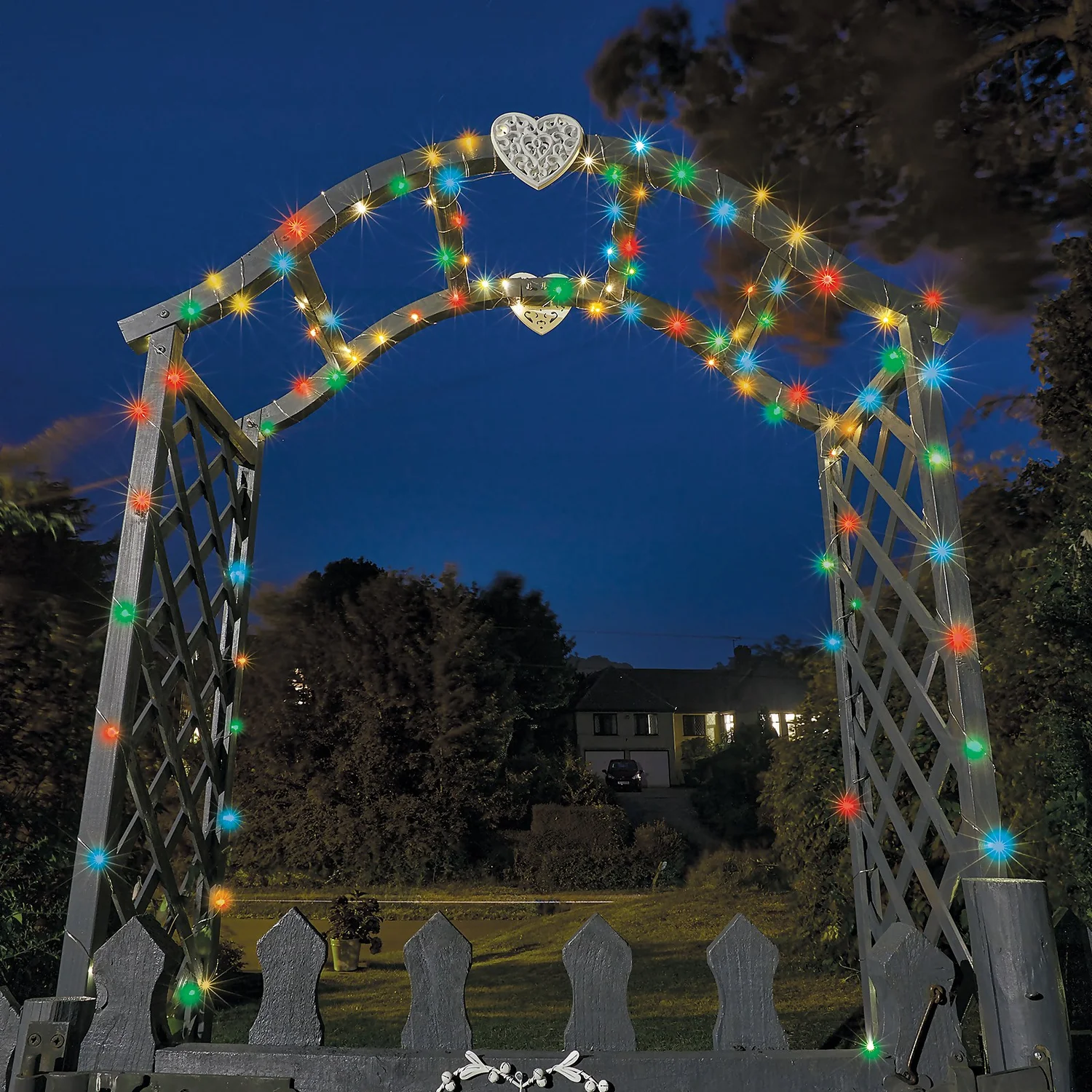 100 Multicoloured Firefly String Lights 5 100 Multicoloured Firefly String Lights - Image 3