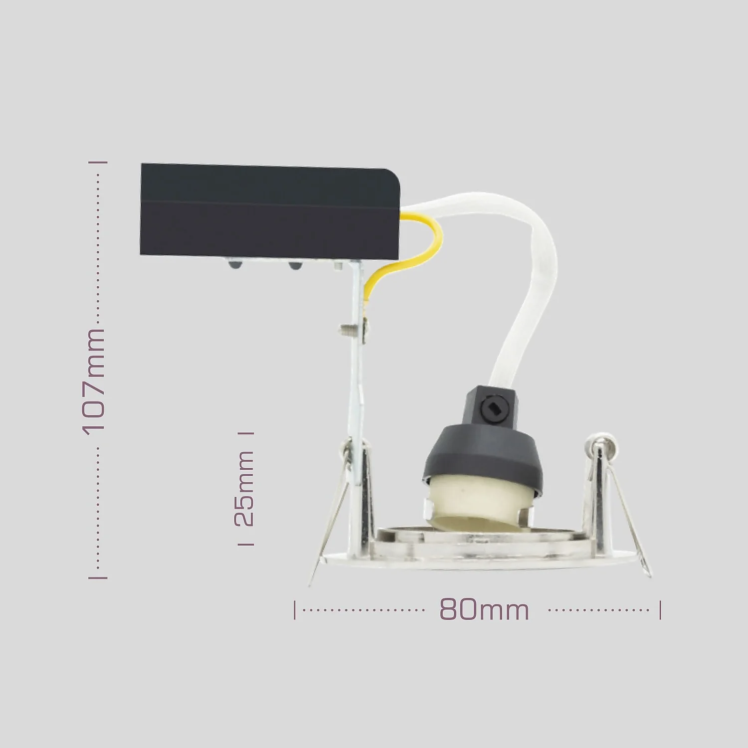 Gu10 Single Fixed Downlight - Brushed Nickel 5 Gu10 Single Fixed Downlight - Brushed Nickel - Image 3
