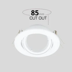 Single Adjustable Downlight - White Finish -Chic Lighting Store 13031814 6044860685034049