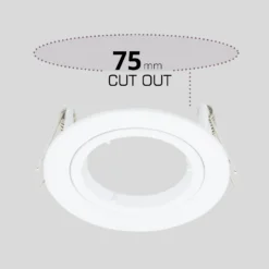 GU10 Fixed Downlight 4 Pack - White Finish -Chic Lighting Store 13031817 1194860685384932