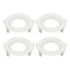 GU10 Fixed Downlight 4 Pack - White Finish -Chic Lighting Store 13031817 2054857399642228