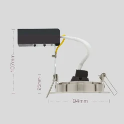 3 Pack Adjustable Downlight - Brushed Nickel -Chic Lighting Store 13031820 1384860685028520